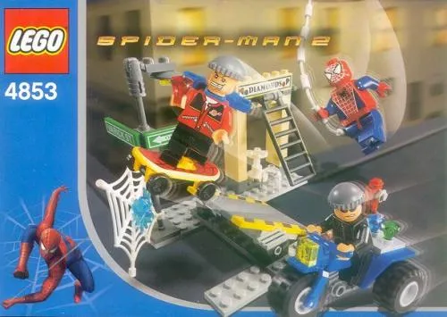 販売新作レゴ スパイダーマン 4853 ダイヤモンド強盗を追え！ 知育玩具