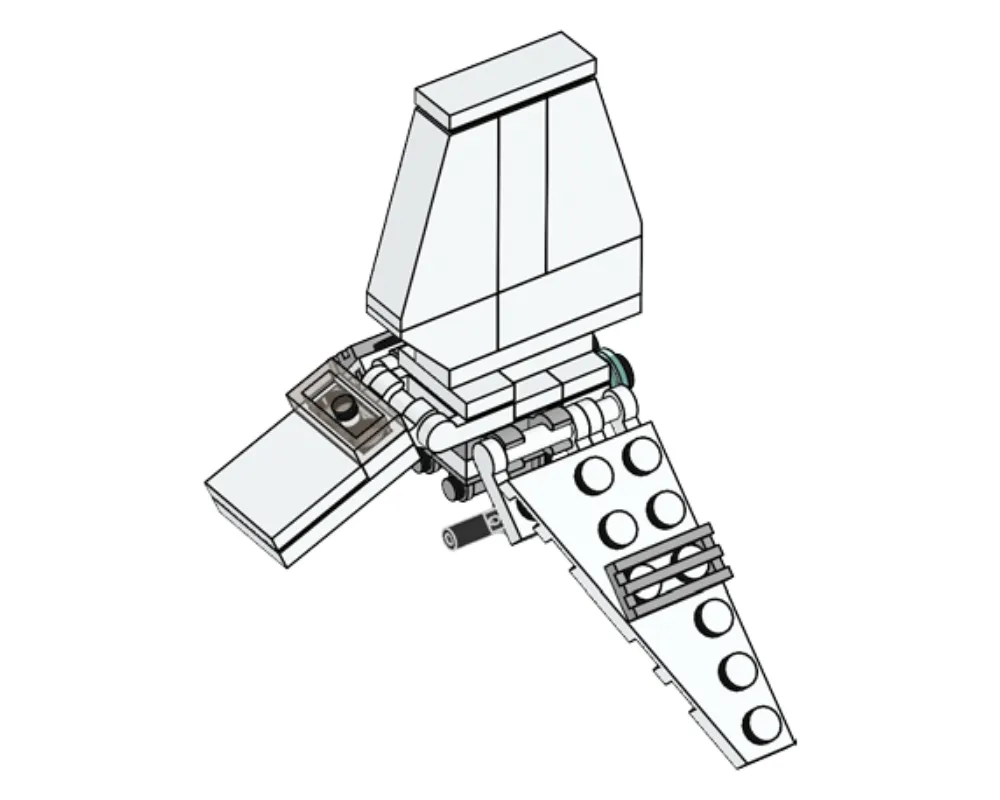 911833 Imperial Shuttle - スター・ウォーズ (2018年)